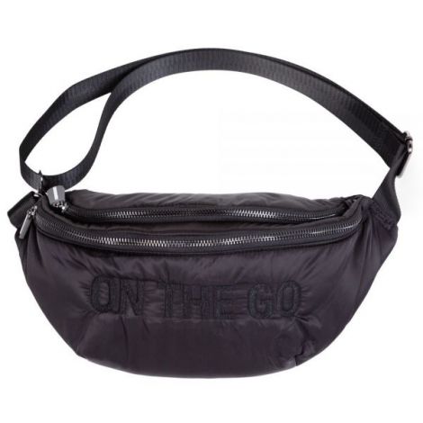 Geanta matlasata Childhome Banana On The Go Negru - imagine 10